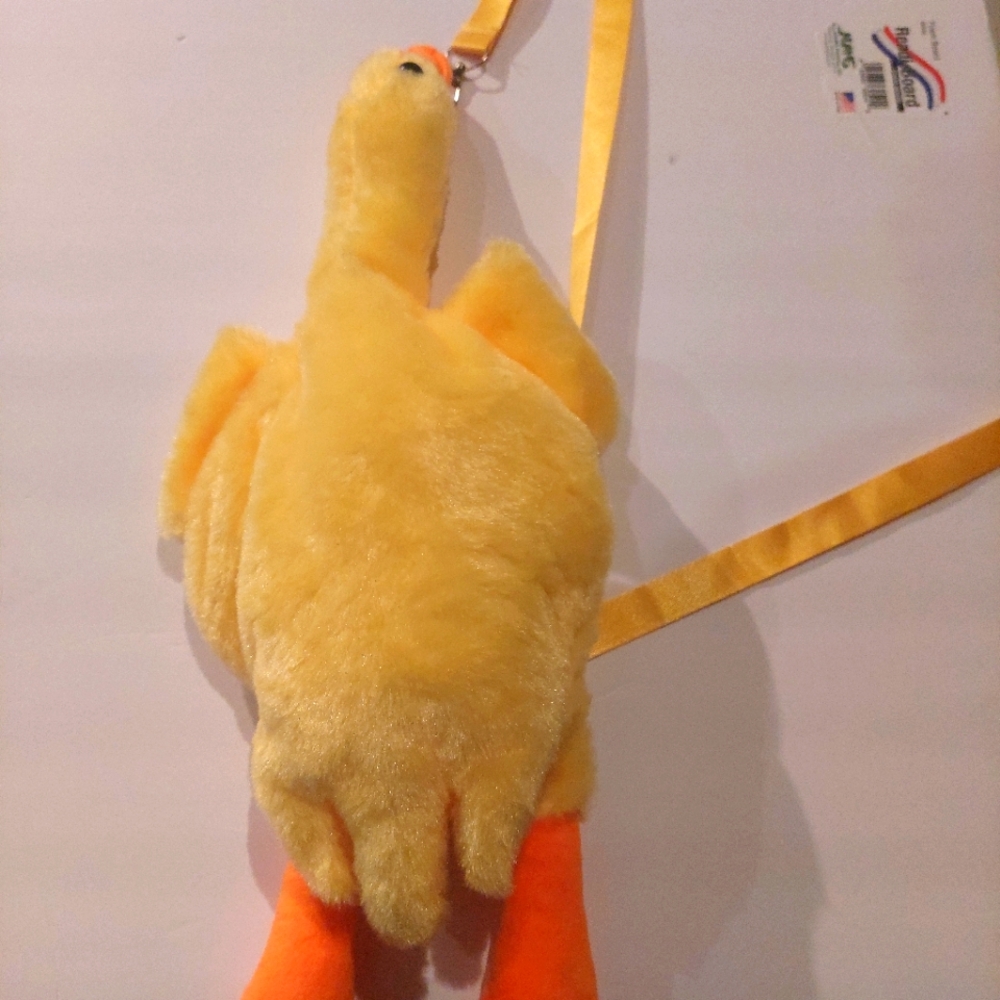 Mylane  new crossbody  yellow duck handbag.
